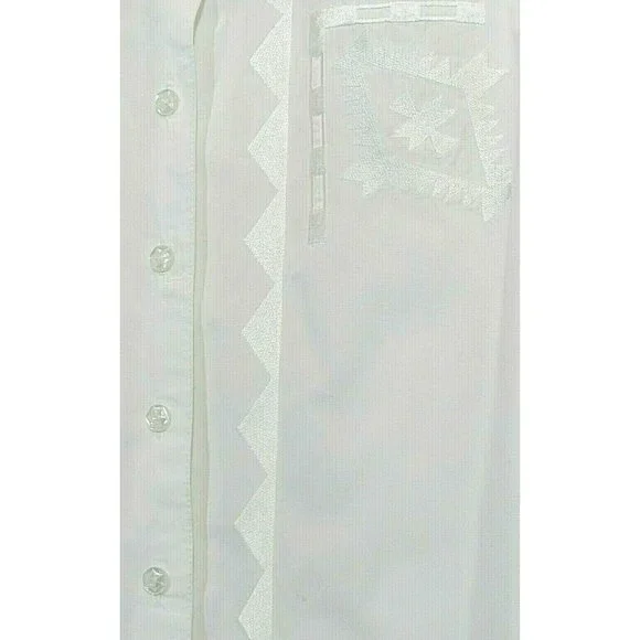 Panhandle Slim Women's Western Rodeo Shirt Southwest Motif Embroidered 2X Few sp - Picture 3 of 8